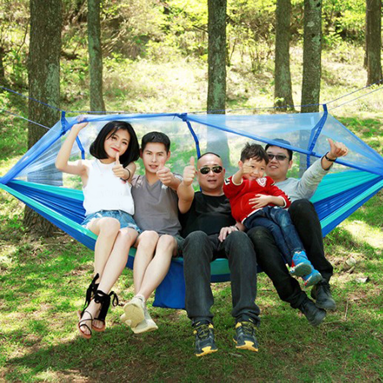 Cheap Goat Tents Double Hammock Travel Camping Chair Swing Beach Bed Rope Straps for Outdoor Camping Hiking Picnic Travel Tents 